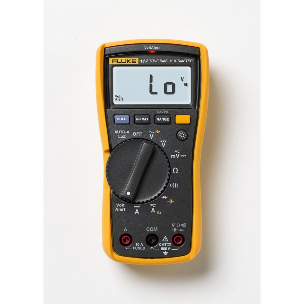 Multimeters, Maximum DC Voltage: 600 , Maximum AC Voltage: 600 , Maximum AC Current (A): 20 , Temp Measurement Range (C): -10 - 50 , Batteries Included: Yes  MPN:FLUKE-117 CAL