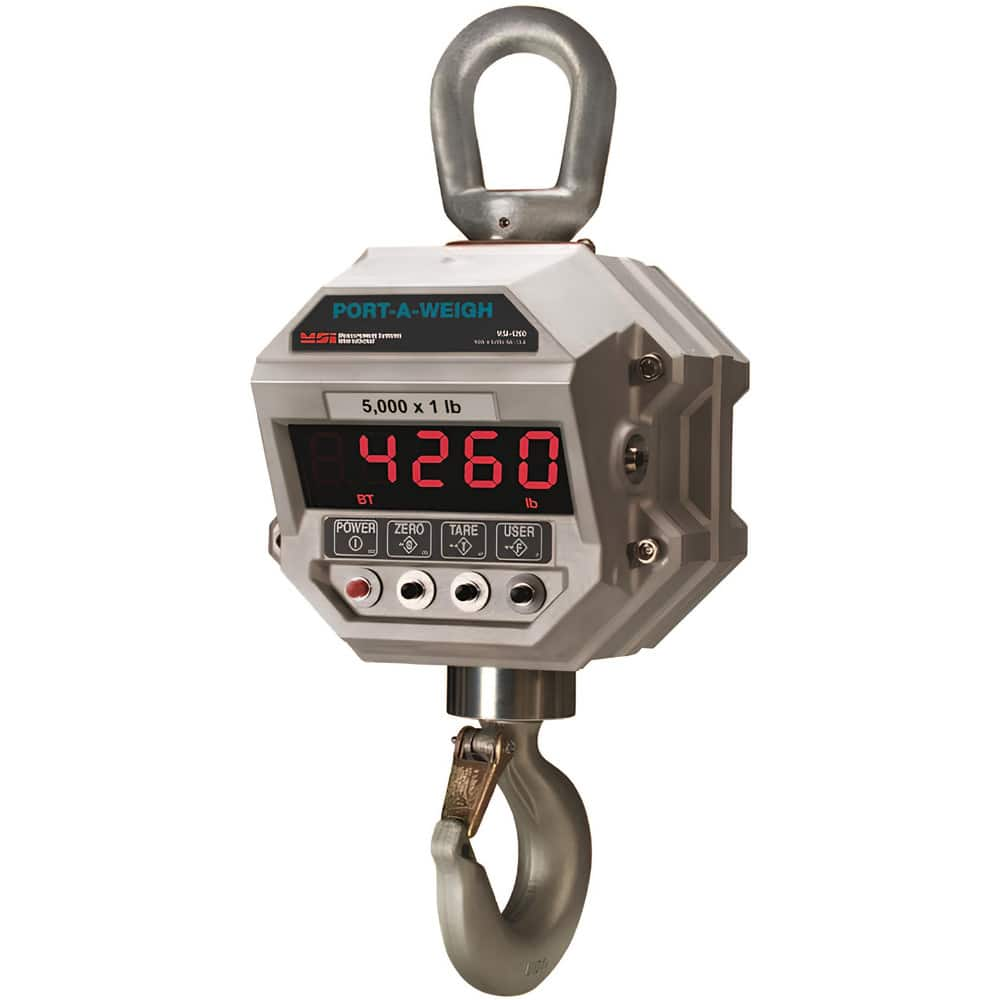 Crane Scales & Hanging Scales, Type: Crane Scale , Capacity (Lb.): 30000.00 , Capacity (kg): 15000.0000 , Display Type: 5-Digit LED  MPN:139464