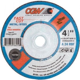 CGW Abrasives 36255 Depressed Center Wheel 4-1/2