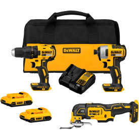 Dewalt® 20V MAX Brushless 3 Tool Combo Kit DCK379D2