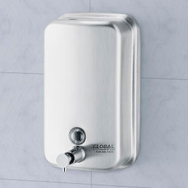 GoVets™ Stainless Steel Vertical Liquid Soap Dispenser - 1000 ml 905640