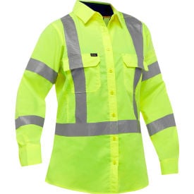 Pip  Bisley® X-Back Airflow™ Women's Long Sleeve Shirt Class 3 S Hi-Vis Yellow W6490X-Y/S313