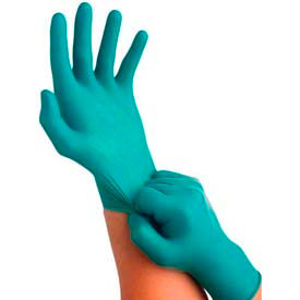 TouchNTuff®92-600 Industrial Grade Nitrile Disposable Gloves Powder-Free Grn 6.5-7 100/Box 585834