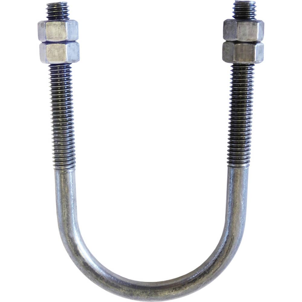 Pipe & Cable Hangers, Product Type: U-Bolt Clamp , Material: Carbon Steel , Rod Size: 3/8 (Inch), Nominal Pipe Size: 1-1/4 , Color: Gray  MPN:0500320049