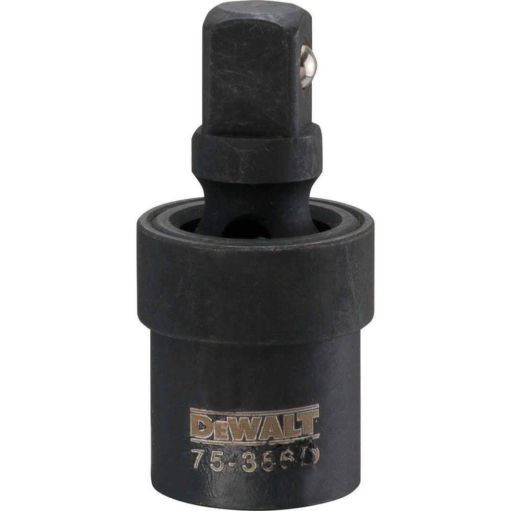 Socket Adapters & Universal Joints, Joint Type: Impact Universal , Male Size: 1/2 , Female Size: 1/2 , Maximum Operating Angle: 35  MPN:DWMT75366OSP