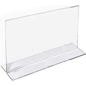 Approved 152727 Horizontal Double Sided Stand Up Sign Holder 6