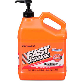 FAST ORANGE® Pumice Hand Cleaner Citrus Scent 1 Gallon Dispenser 4/Case 25219CT