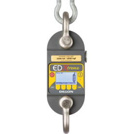 Dillon EDX-10T - EDXtreme Dynamometer with Backlight & Shackles 25000 lb x 20/5 lb AWT05-506315