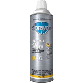 Sprayon LU205 Food Grade Chain Lubricant 15 oz. Aerosol Can - S00205000 - Pkg Qty 12 S00205000