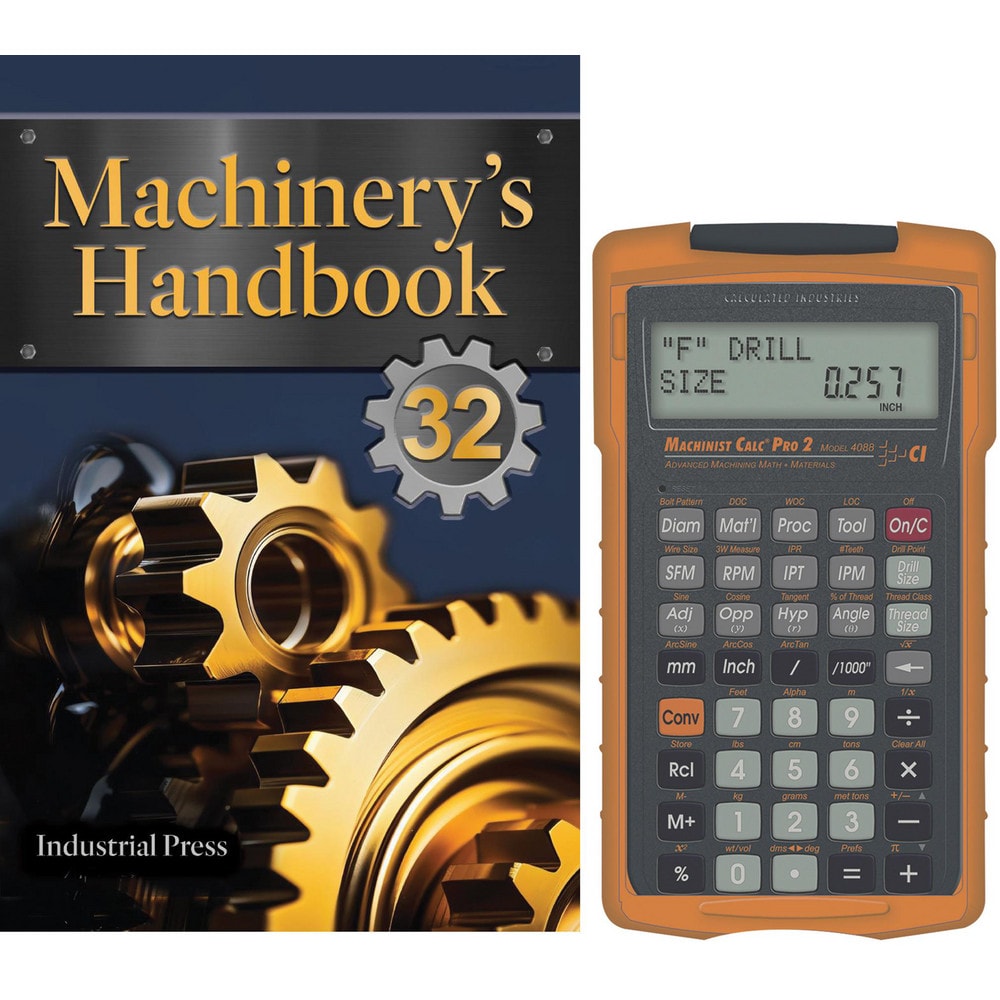 Reference Manuals & Books, Application: Metalworking , Subcategory: Machinery's Handbook , Publication Type: Handbook, Mixed Media Package , Author: Oberg MPN:9780831144326