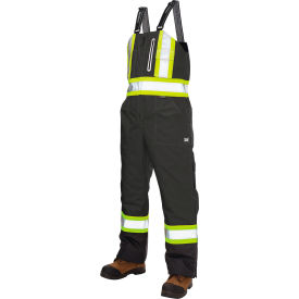 Tough Duck Ripstop Insulated Safety Bib Overall L Black S87611-BLK-L