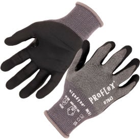 Ergodyne® ProFlex® 7043 Cut Resistant Gloves Nitrile Coated ANSI A4 L Gray 12 Pairs 10514