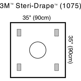 3M™ Steri-Drape Wound Edge Protector 1075 35