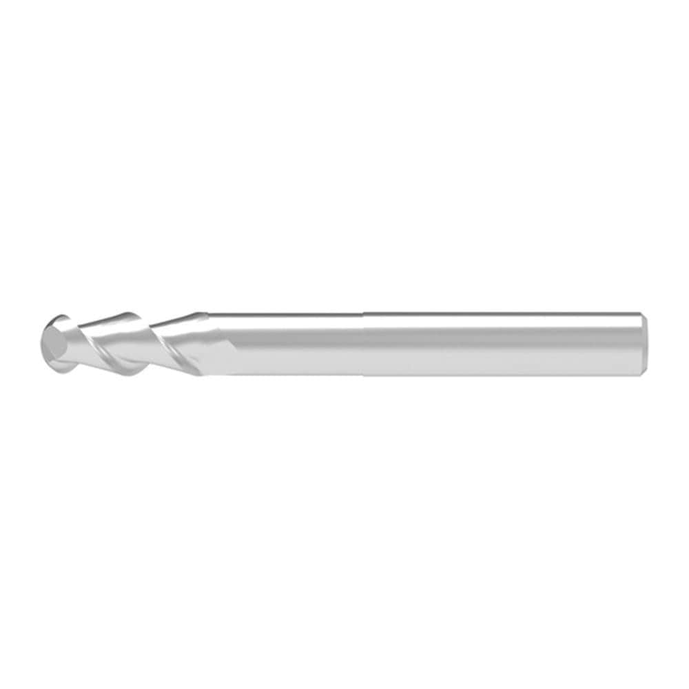 Ball End Mills, Mill Diameter (Decimal Inch): 0.7200 , Mill Diameter (mm): 18.00 , Number Of Flutes: 2 , End Mill Material: Solid Carbide  MPN:54640182