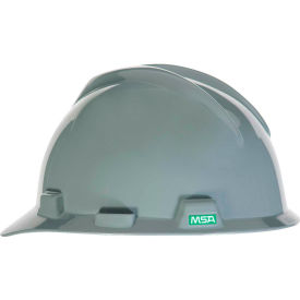 MSA V-Gard® Slotted Cap With 1-Touch Suspension Navy (Gray) - Pkg Qty 20 10057447