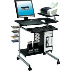 Techni Mobili Compact Graphite Gray Computer Desk 27-1/2