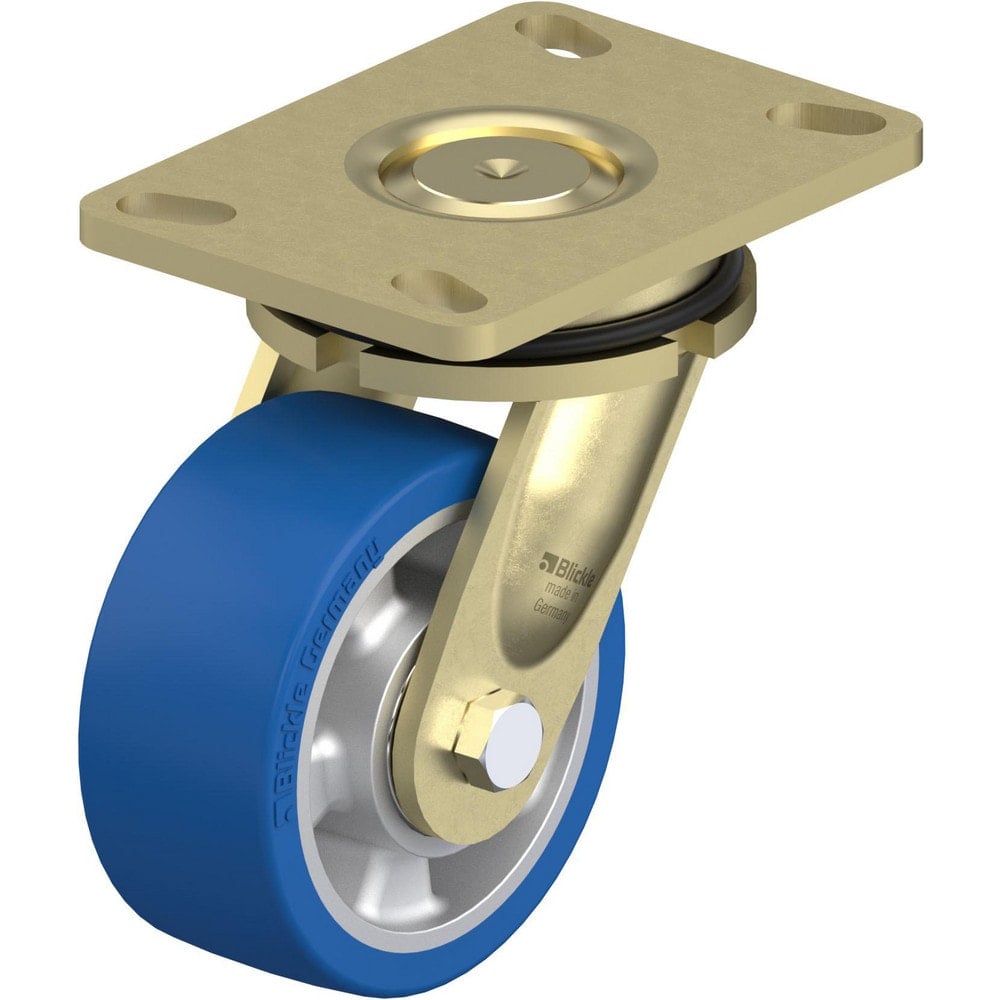 Top Plate Casters, Mount Type: Plate , Number of Wheels: 1.000 , Wheel Diameter (Inch): 6 , Wheel Material: Polyurethane , Wheel Width (Inch): 2  MPN:910489