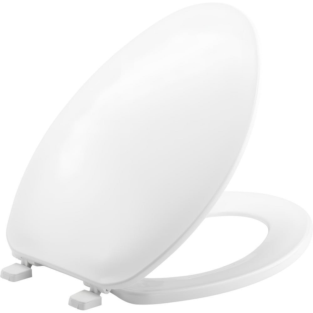 Toilet Seats, Type: Standard, Closed , Style: Elongated , Material: Plastic , Color: White , Outside Width: 14.125in (Inch) MPN:170TK 000