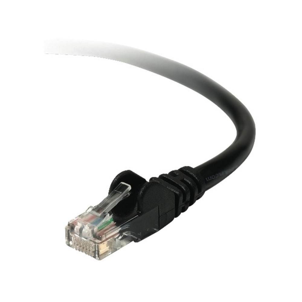 Belkin RJ-45 FastCAT 5e Patch Cable, Snagless Molded, 50ft, Black (Min Order Qty 4) MPN:PCF5-50BKS-SN