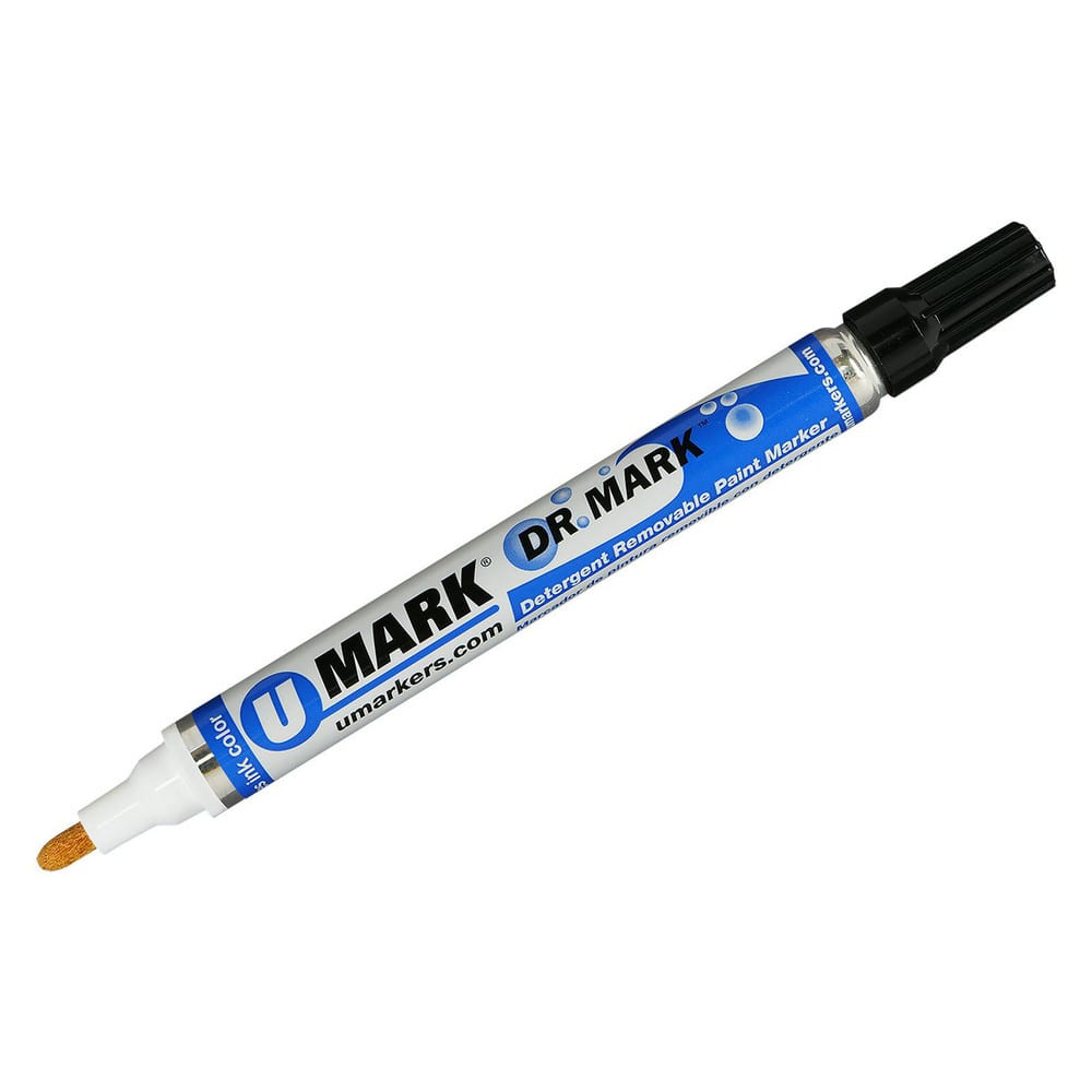 Markers & Paintsticks, Marker Type: Liquid Paint Marker, Tip Shape: Bullet, Color: Black, Ink Type: Alcohol Base, Tip Type: Bullet, Medium, For Use On: Glass MPN:10401