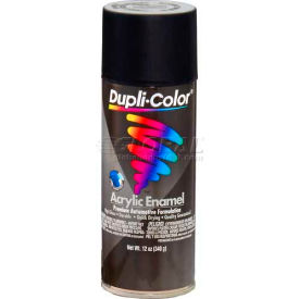 Dupli-Color® Premium Enamel Semi-Gloss Black 12 Oz. Aerosol - DA1603 - Pkg Qty 6 EDA160307