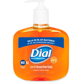 Dial Professional Gold Antibacterial Liquid Hand Soap Floral Scent 16 oz 80790