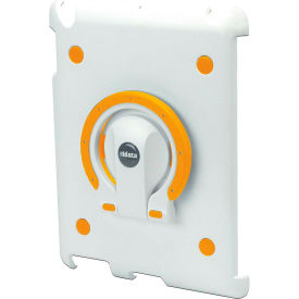 Aidata ISP202WO SpinStand Multifunction Stand for iPad 2 White Shell with White and Orange Ring ISP202WO