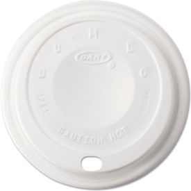 Dart® Cappuccino Dome Sipper Lids For 12 oz White Pack of 1000 12EL