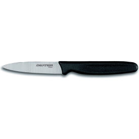 Dexter Russell 31436 - Paring Knife High Carbon Steel Stamped Black Handle 3 -1/8