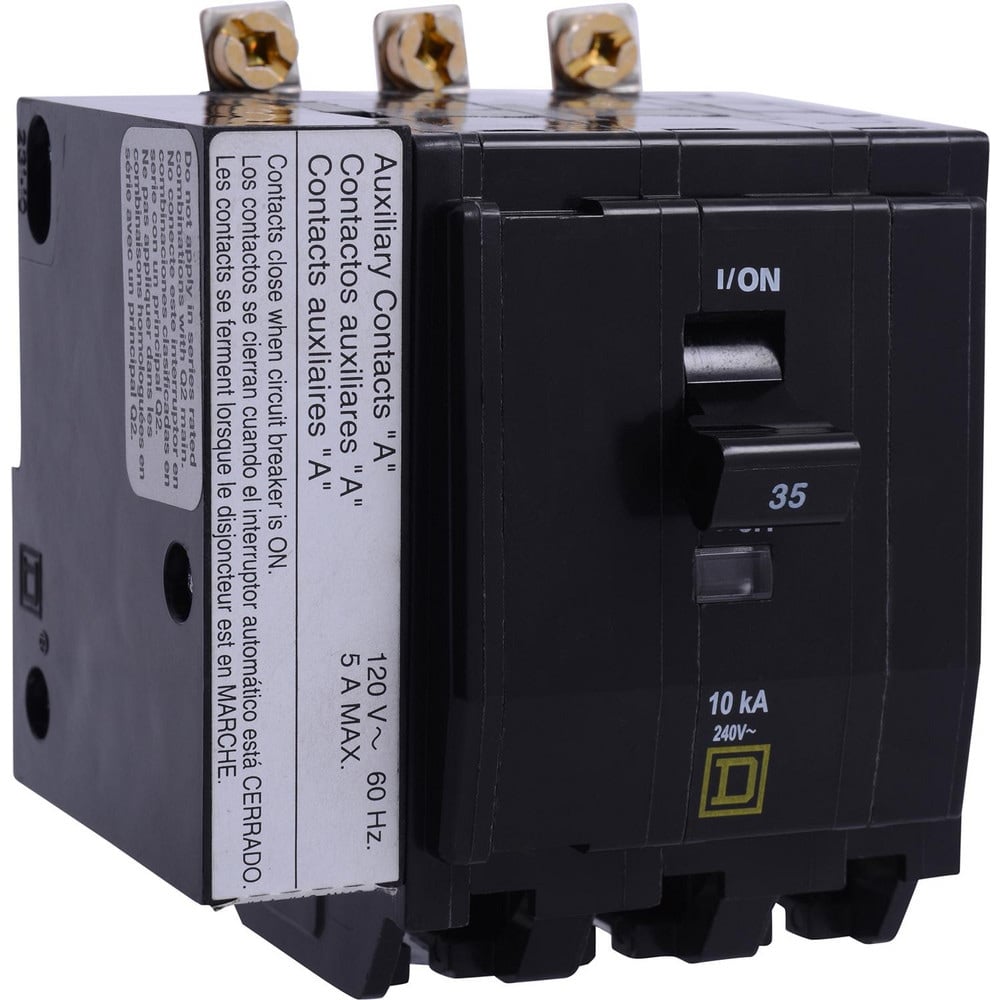 Circuit Breakers, Circuit Breaker Type: Miniature Circuit Breaker , Amperage: 70 , Voltage: 120/240V , Wire Size (AWG): 8-2 , Number Of Poles: 3  MPN:QOB370VH1200