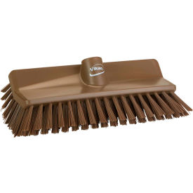 Vikan 704766 High-Low Brush- Medium Brown 704766