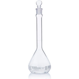 Flask Volumetric  Globe Glass Class B To Contain (TC) ASTME288 100mL 6/Box 8250100