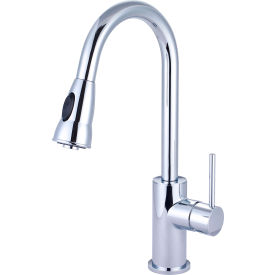 Pioneer Motegi 2MT250 Single Lever Pull-Down Kitchen Faucet Polished Chrome 2MT250