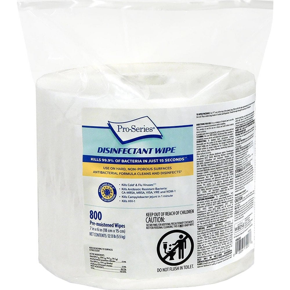 Wipes, Wipe Type: Disinfecting , Wipe Form: Pre-Moistened , Scent: Lemon , Container Type: Case, Bag , Material: Synthetic  MPN:30203