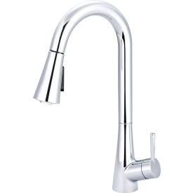 Olympia i2 K-5020 Single Lever Pull-Down Kitchen Faucet Polished Chrome K-5020