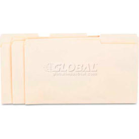 Universal® File Folders 1/3 Cut Assorted One-Ply Top Tab Legal Manila 100/Box 15113******