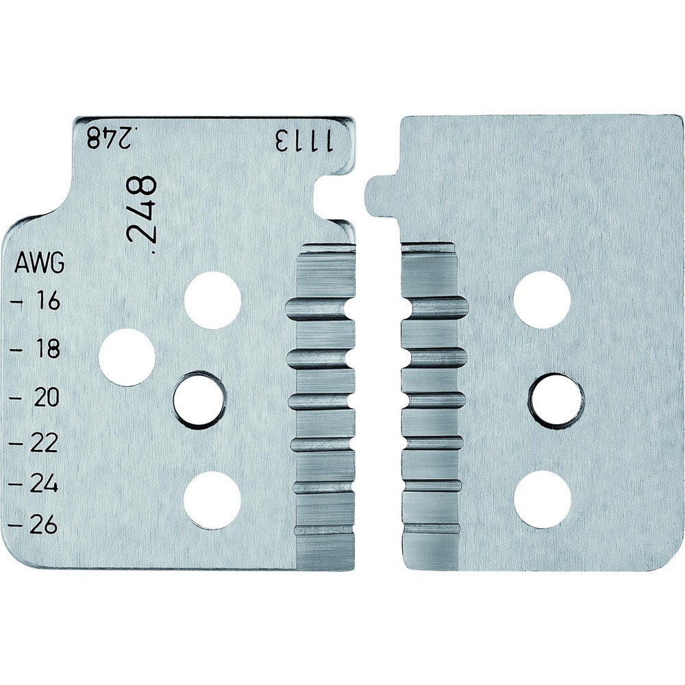 Wire & Cable Stripper Accessories, Type: Spare Blades , For Use With: 12 12 14 , Maximum Wire Gage: 0 , Minimum Wire Gage (AWG): 6  MPN:12 19 14