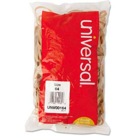 Universal® Rubber Bands Size 64 3-1.2 x 1/4 320 Bands/1lb Pack UNV00164