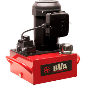 BVA Hydraulic Electric Pump 1 HP 2 Gallon 4 Way/3 Position Manual Valve PE40M4N02A