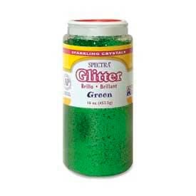 Pacon® Sparkling Crystals Glitter 16 oz. Green 91760