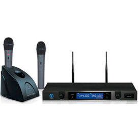 Technical Pro Professional UHF Dual Rechargeable Wireless Microphone System WMR20 WMR20