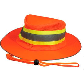 ERB® Aware Wear® S230 Boonie Hat Polyester One Size Hi-Viz Orange WEL61588HO