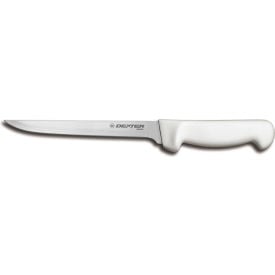 Dexter Russell 31609 - Narrow Fillet Knife High Carbon Steel Stamped White Handle 8