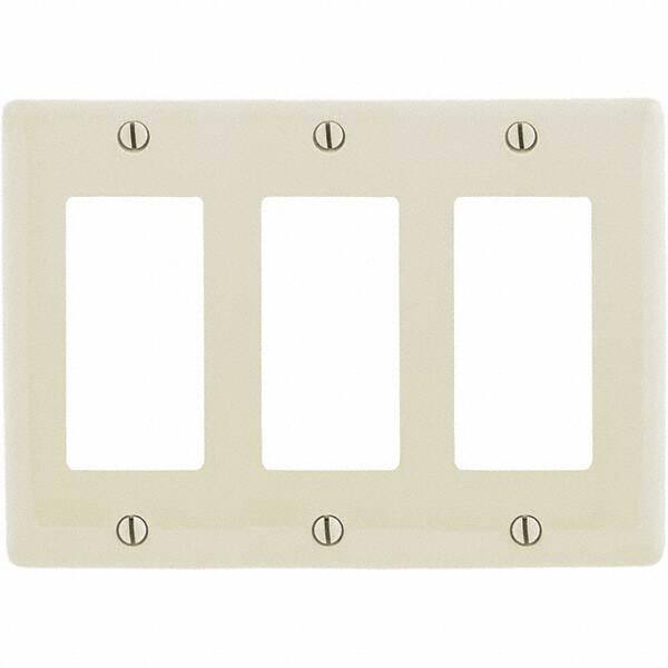 Wall Plates, Wall Plate Type: Outlet Wall Plates , Color: Light Almond , Wall Plate Configuration: GFCI/Surge Receptacle , Material: Thermoplastic  MPN:P263LA