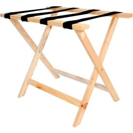 Standard Wood Luggage Rack - Natural Wood Finish - Pkg Qty 4 LRWSTDNAT