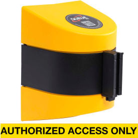 WallPro 450 Wall Mount Retractable Belt Barrier Yellow Case W/25' Yellow 