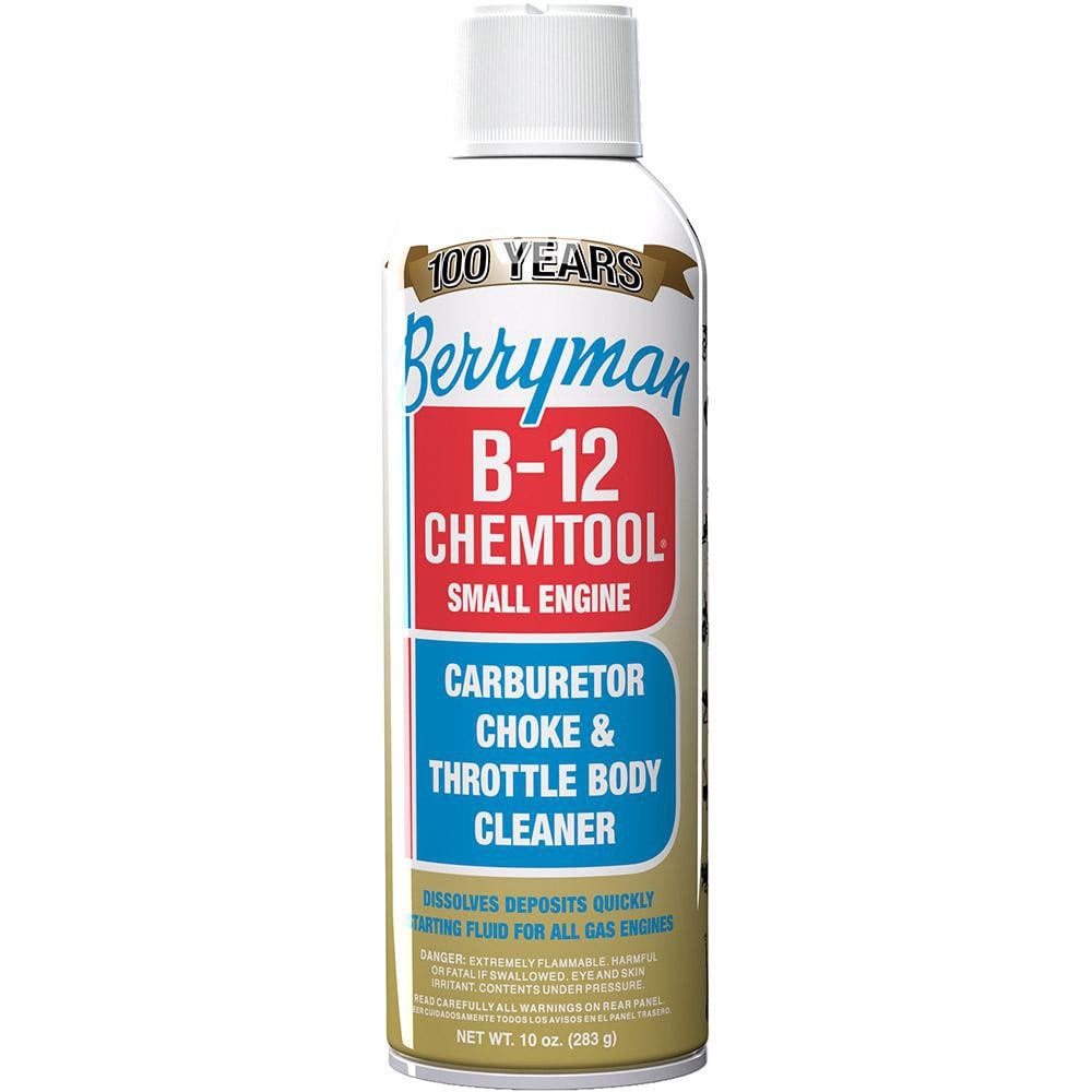 Automotive Cleaners & Degreaser, Product Type: B-12 Chemtool Carburetor Cleaner - Consumer Size , Container Type: Aerosol Can , Container Size: 10 oz  MPN:0110