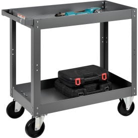 GoVets™ Steel Stock Cart w/2 Shelves 800 lb. Capacity 30