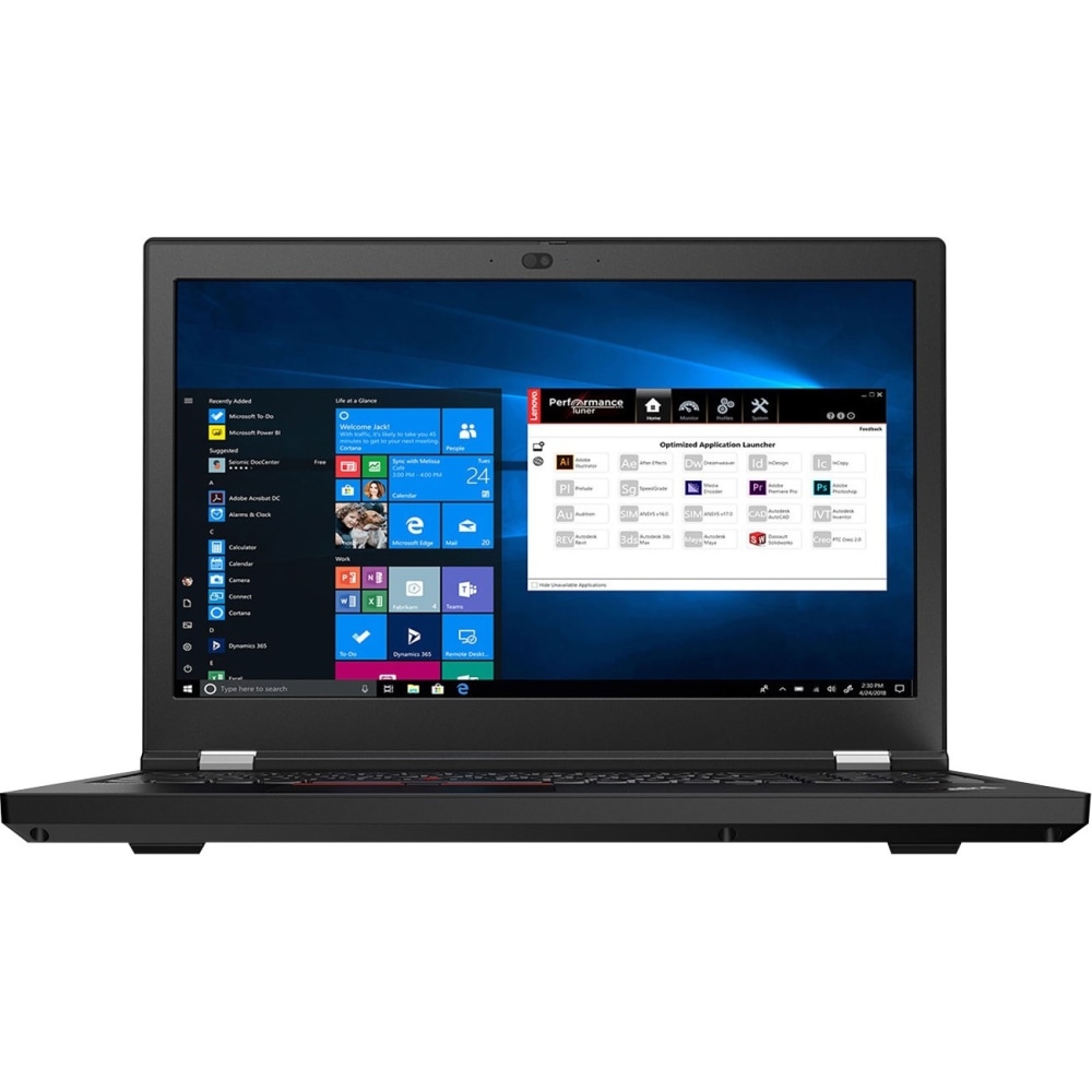 Lenovo ThinkPad P15 Gen 1 20ST003XUS 15.6in Mobile Workstation - Full HD - Intel Core i7 (10th Gen) i7-10750H Hexa-core (6 Core) 2.60 GHz - 16 GB RAM - 512 GB SSD - Glossy Black - Windows 10 Pro - NVIDIA Quadro T1000 with 4 GB MPN:20ST003XUS