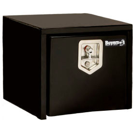 Buyers Steel Underbody Truck Box w/ Stainless Steel T-Handle - Black 16 x 14 x 18 - 1703330 1703330